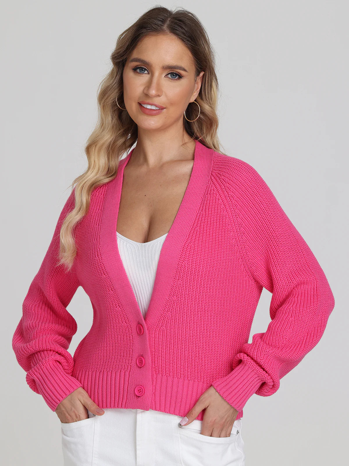 525 America | Rumi Cotton Shaker Cardigan – The Warehouse Collective