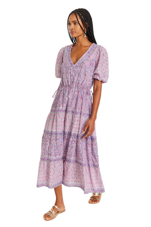 Open image in slideshow, Celeste Dress | Mixed Lilac Floral
