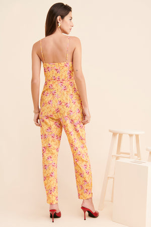 Farm Rio | Banana Sunshine Bow Jumpsuit