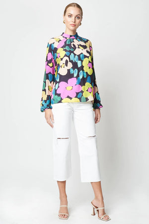 Open image in slideshow, Liv Blouse | Abstract Neon
