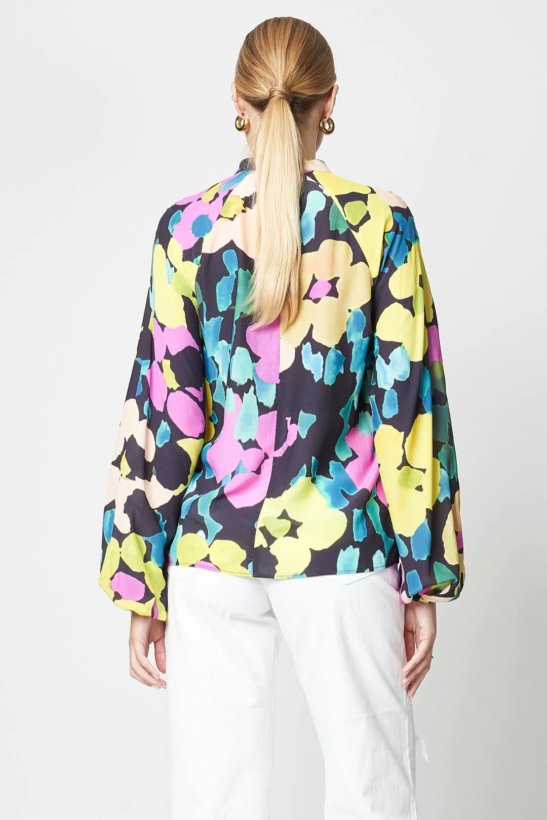 Liv Blouse | Abstract Neon