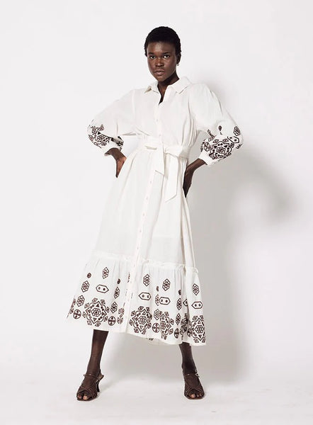 knee length dresses for ladies Gracie Floral Midi Dress main image 1
