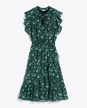 Open image in slideshow, Kacey Faux Wrap | Block Print Floral
