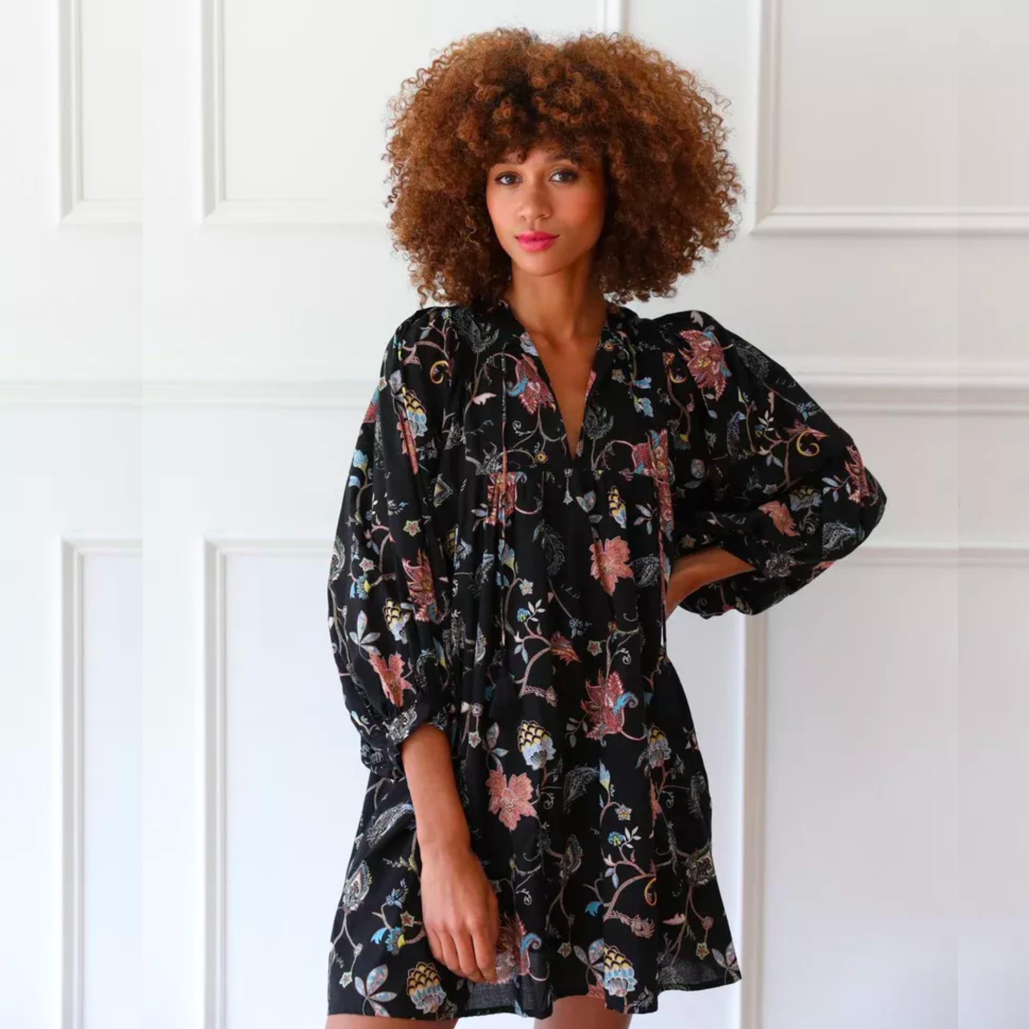 Warehouse daisy print sales dress