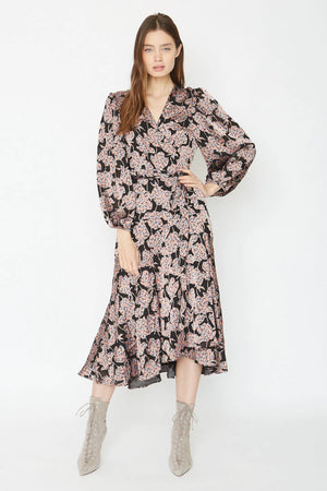 Moon Maxi Dress Floral Burnout The Warehouse Collective