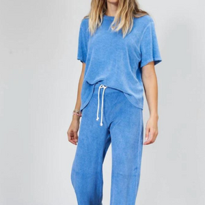 Donna Terry Loop Tee | American Blue