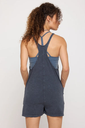Indy Relaxed Romper | Vintage Black
