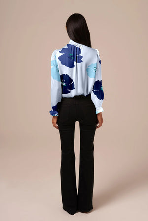 Stella Top | Sapphire Poppies sz. L