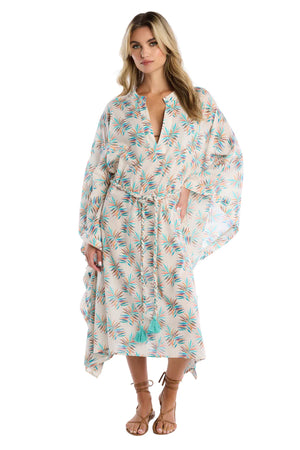 Open image in slideshow, Tropical Kaftan | Tropical Leaf
