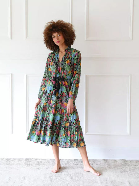 astrid floral maxi dress Mille