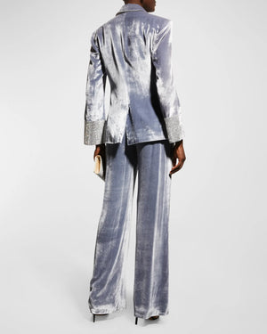 Cinq a Sept | Kandace Gray Velvet Blazer
