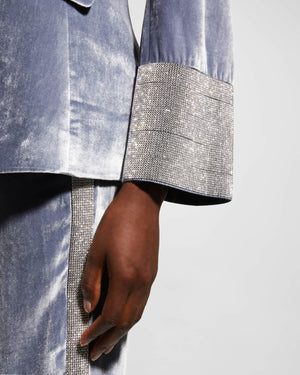 Cinq a Sept | Kandace Gray Velvet Blazer