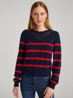 Open image in slideshow, 525 America | Lucy Stripe Pullover
