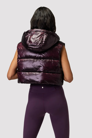 Spiritual Gangster | Stella Cropped Puffer Vest