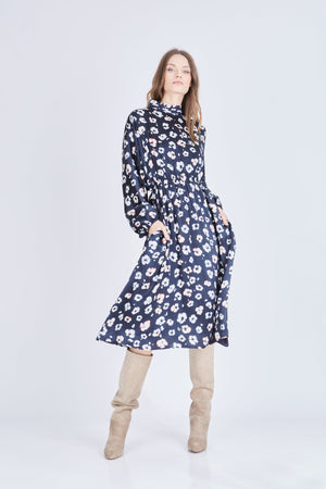 Blake Blue Floral Maxi Dress