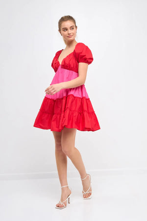 Open image in slideshow, English Factory | Sweetheart Mini Dress
