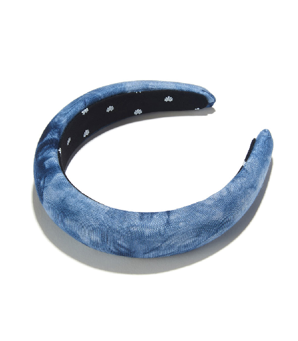 Indigo Chambray Tie Dye | Padded Headband