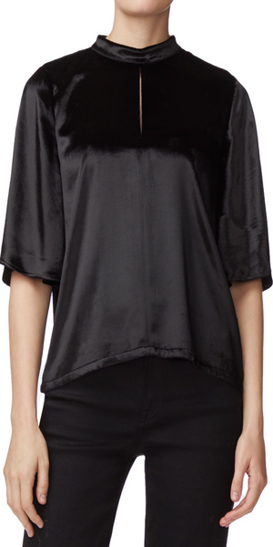 J Brand | Chani Velvet Blouse