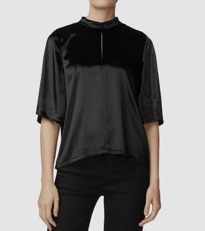 J Brand | Chani Velvet Blouse