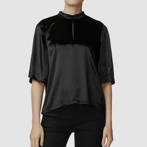 Open image in slideshow, J Brand | Chani Velvet Blouse
