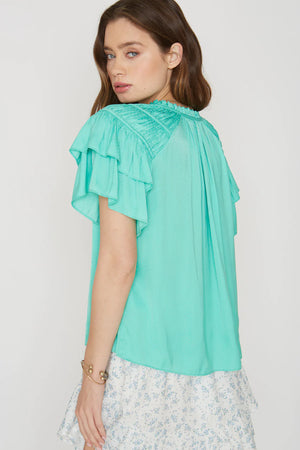 Kelsie Top | Electric Green