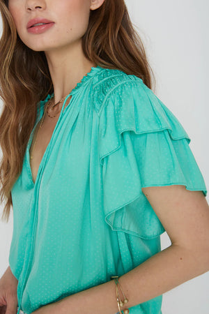 Kelsie Top | Electric Green