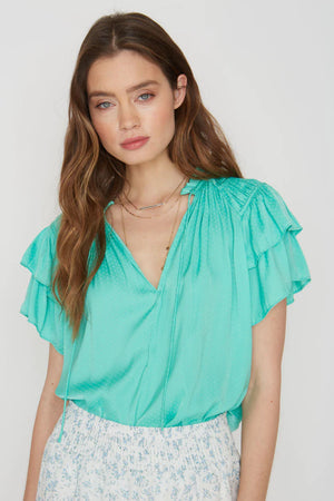 Open image in slideshow, Kelsie Top | Electric Green
