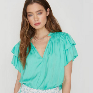 Kelsie Top | Electric Green