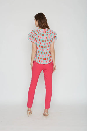 Kelsie Top |  South African Ikat Print