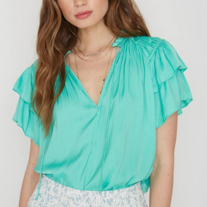 Kelsie Top | Electric Green