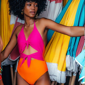 Show Me Your Mumu | Mai Double Tie Swimsuit