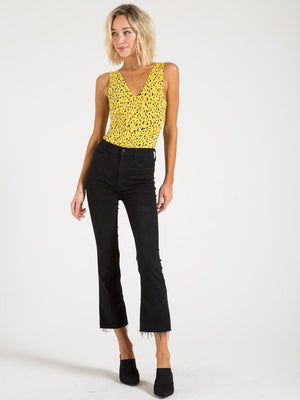 n:Philanthropy Mystic Bodysuit Yellow Cheetah