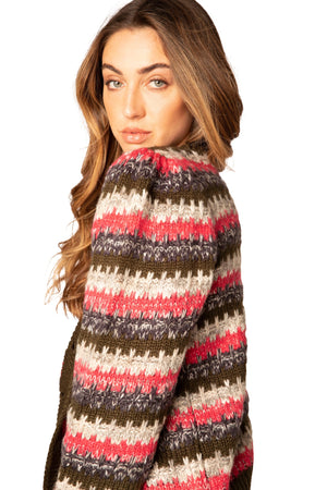 Mixed Yarns Cardigan