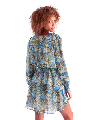 Sammy Dress | Aqua Floral