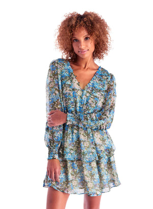 Open image in slideshow, Sammy Dress | Aqua Floral
