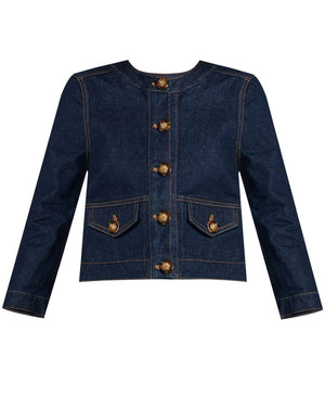 Open image in slideshow, Veronica Beard | Sadler Denim Jacket
