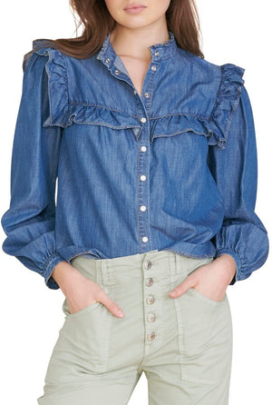 Veronica Beard | Tes Button Down Woven Top