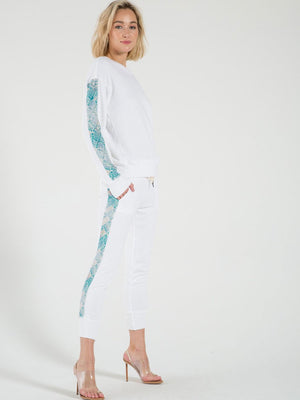 n:Philanthropy Barkley Jogger White Python